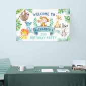 Affenhintergrund, Zoo-Party Banner (Messeveranstaltung)