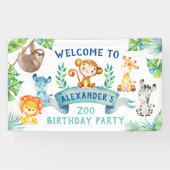 Affenhintergrund, Zoo-Party Banner (Horizontal)