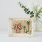 Affenhitze Postkarte (Stehend Vorderseite)