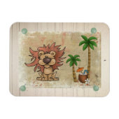 Affenhitze Postkarte Magnet (Horizontal)