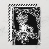 Affenholz Postkarte (Vorne/Hinten)