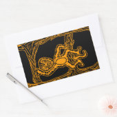 Affenholz Rechteckiger Aufkleber (Umschlag)