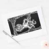 Affenholz Rechteckiger Aufkleber (Umschlag)