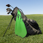 Affenhorde Golfhandtuch (Gras)