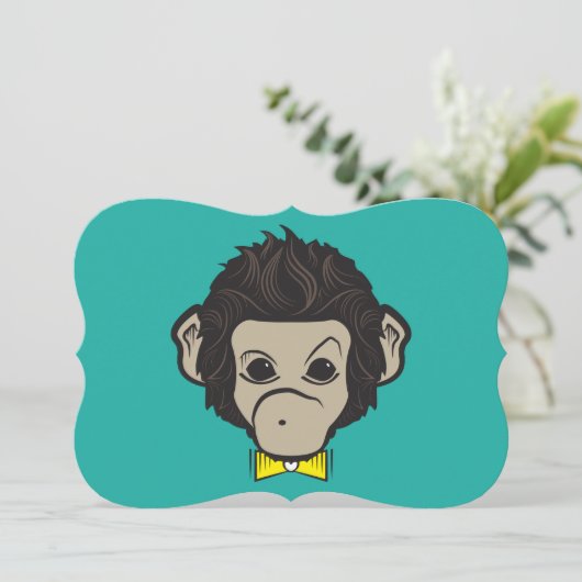 Affenidentitica Einladung (Stehend Vorderseite)