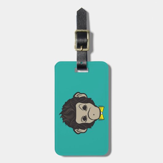 Affenidentitica Gepäckanhänger (Vorderseite vertikal)