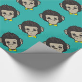 Affenidentitica Geschenkpapier (Ecke)