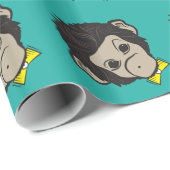 Affenidentitica Geschenkpapier (Rolleneckpunkt)