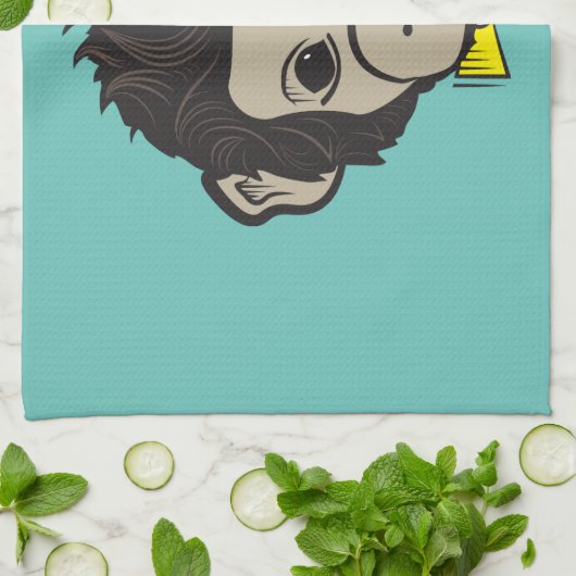 Affenidentitica Geschirrtuch (Gefaltet)