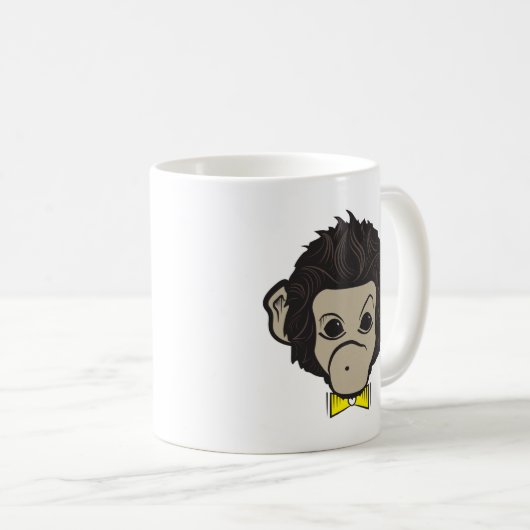 Affenidentitica Kaffeetasse (VorderseiteRechts)
