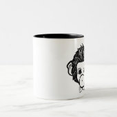 Affenidentitica Zweifarbige Tasse (Mittel)
