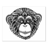 AffenIllustartion Gummistempel (Prägung)