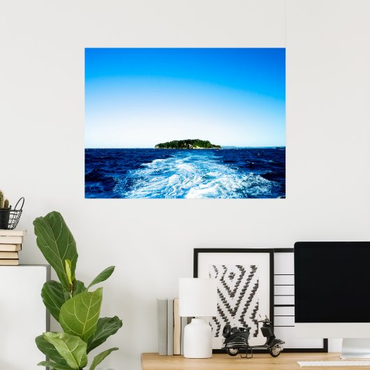 Affeninsel - Sarujima (Japan) Poster (Heimbüro)