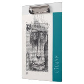 Affenjahr 2016 Personalisierte Zwischenablage Klemmbrett (Links)