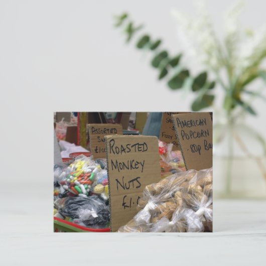 Affenkerne Postkarte (Stehend Vorderseite)