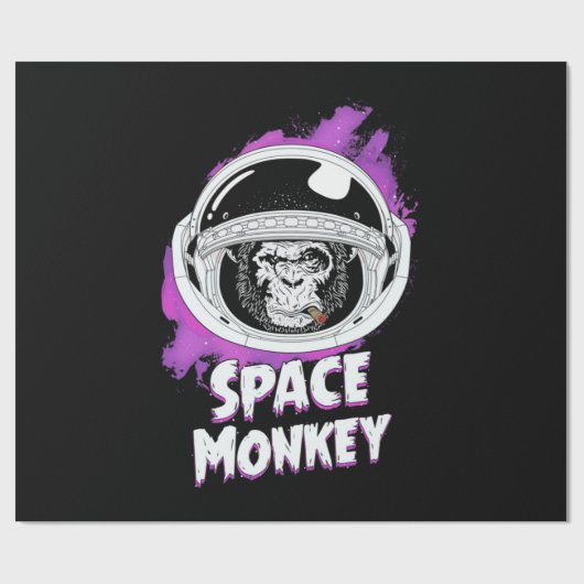 Affenklammer Geschenkpapier (Flach)