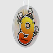 Affenkleckse 9 ornament (Vorderseite)