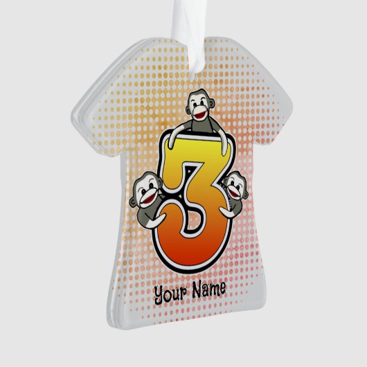 Affenkleckse Nr. 3 Ornament (Vorderseite)