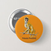 Affenknopf mit Primitiven-Neigung Button (Vorne & Hinten)