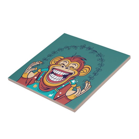 Affenlächeln Fliese (Seite)