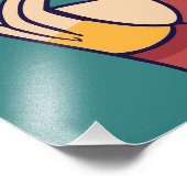 Affenlächeln Fotodruck (Ecke)