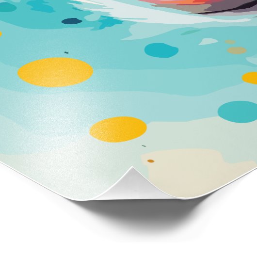 Affenlächeln Fotodruck (Ecke)