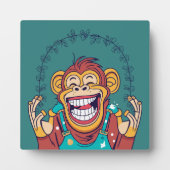 Affenlächeln Fotoplatte (Vorderseite)