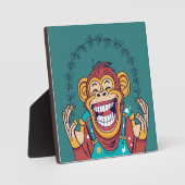 Affenlächeln Fotoplatte (Vorderseite)