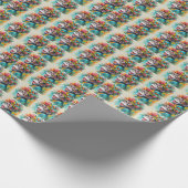 Affenlächeln Geschenkpapier (Ecke)