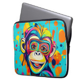 Affenlächeln Laptopschutzhülle (Vorderseite Links)