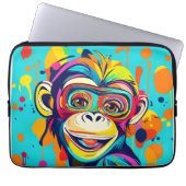 Affenlächeln Laptopschutzhülle (Vorderseite)