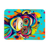 Affenlächeln Magnet (Horizontal)
