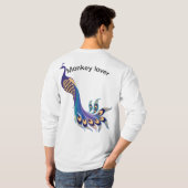 Affenliebhaber T-Shirt (Schwarz voll)