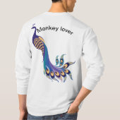 Affenliebhaber T-Shirt (Rückseite)