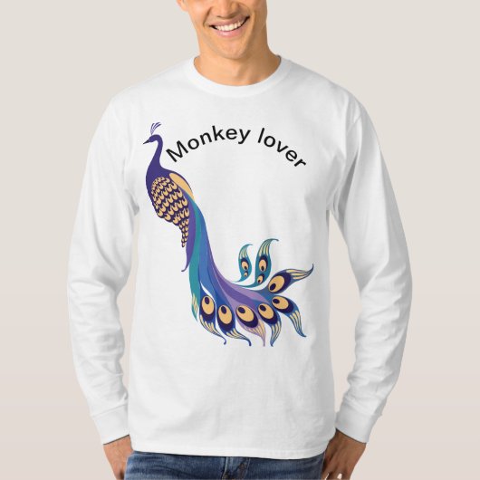Affenliebhaber T-Shirt (Vorderseite)