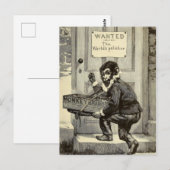 "Affenmarkenseifen-Werbung" Postkarte (Vorne/Hinten)