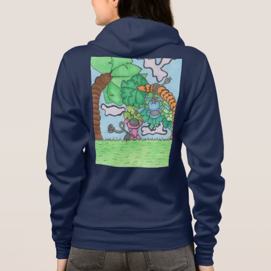 Affenmischung Hoodie (Rückseite)