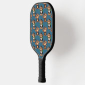 Affenmuster-Design Blau  Pickleball Schläger (Links)