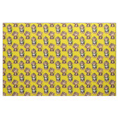 Affenmuster-Design Gelb  Stoff (Fat Quarter (45,7 x 55,9 cm))