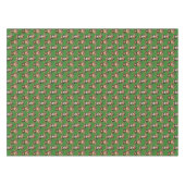 Affenmuster-Design Grün Tischdecke (Vorderseite (Horizontal))