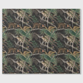 Affenmuster Geschenkpapier (Flach)