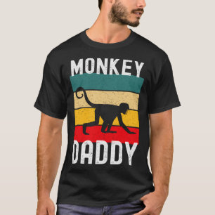 Affenpapa Vintage Retro Affe Menschenaffe T-Shirt