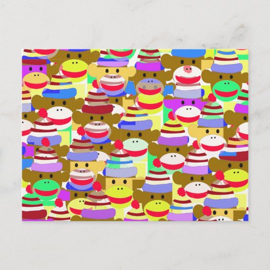 Affenpapier. Postkarte (Vorderseite)