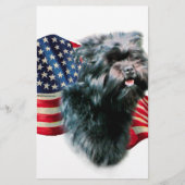 Affenpincher Flag Briefpapier (Vorderseite)
