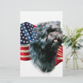 Affenpincher Flag Briefpapier (Stehend Vorderseite)