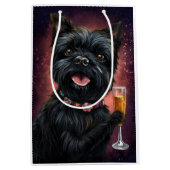 Affenpincher Mittlere Geschenktüte (Vorderseite)