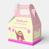 Affenpink-Creme-Party Geschenkschachtel (Vorderseite)