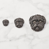 Affenpinscher 3D Inspiriert Konfetti (Vorderseiten)