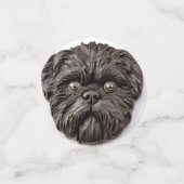 Affenpinscher 3D Inspiriert Konfetti (Klein Vorderseite)