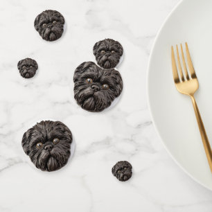 Affenpinscher 3D Inspiriert Konfetti